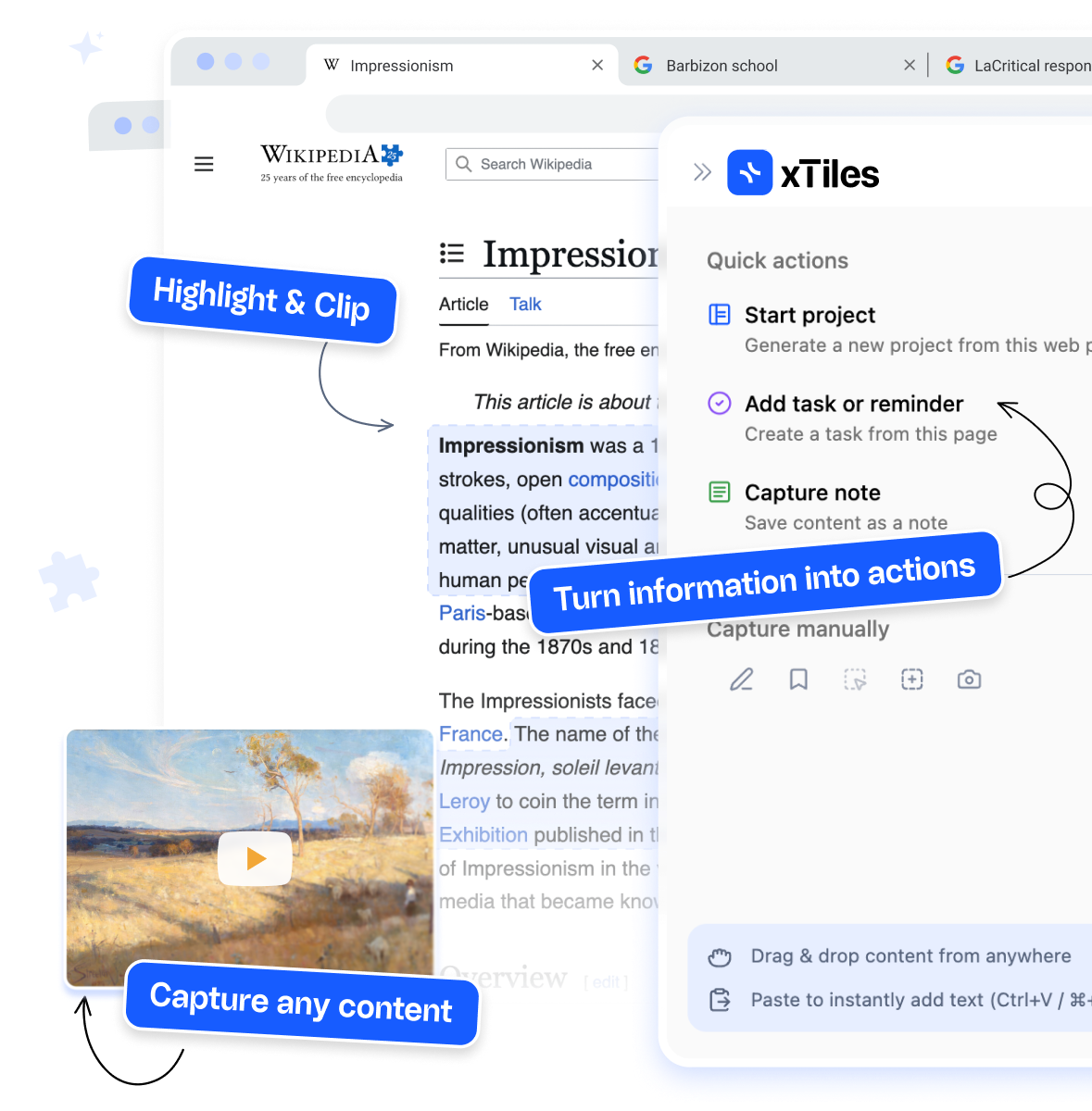 xTiles Web Clipper